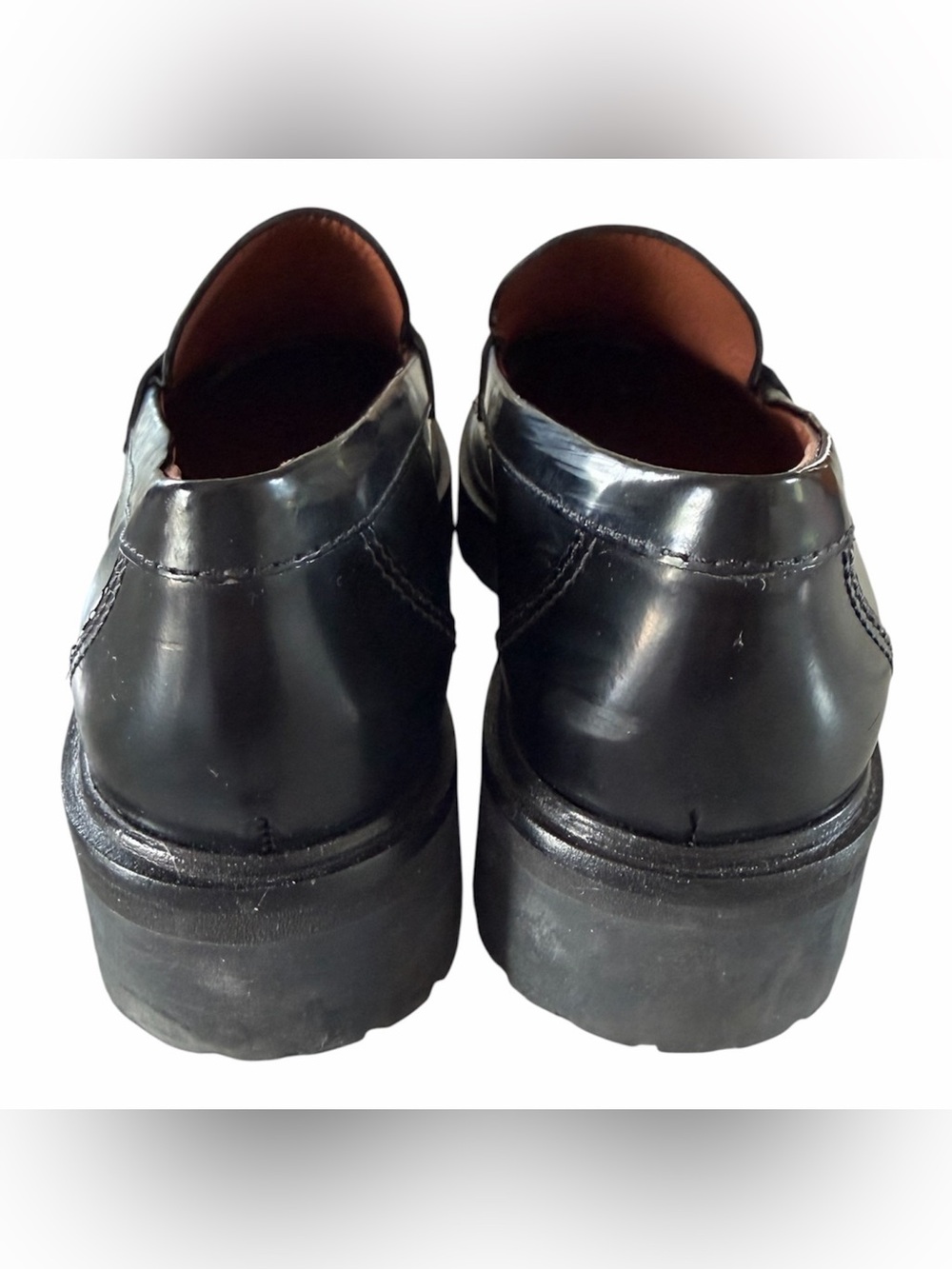Reformation Agathea Chunky Loafer Black Size 8.5 - Picture 5 of 7
